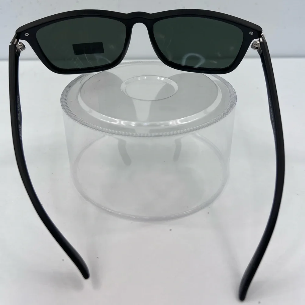 IZOD, POLARIZED, OLIVE GREEN LENSES, 100%UV PROTECTION, BLACK FRAME SUNGLASSES
